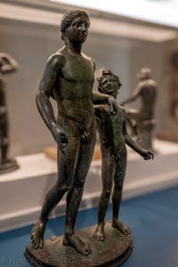 Dionysus and Ampelos, House of Pansa, Pompeii, Archaeological Museum of Naples, Italy