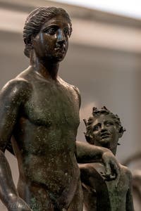 Dionysus and Ampelos, House of Pansa, Pompeii, Archaeological Museum of Naples, Italy