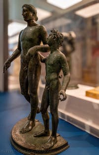 Dionysus and Ampelos, House of Pansa, Pompeii, Archaeological Museum of Naples, Italy