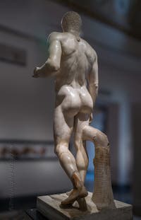Doryphoros, Samnite Gymnasium, Pompeii, Archaeological Museum of Naples, Italy