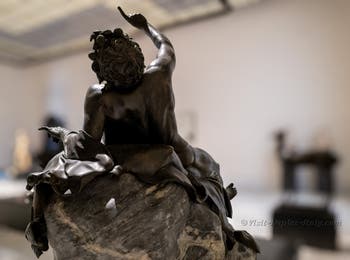 Drunken satyr, Villa dei Papiri, Herculaneum, Archaeological Museum of Naples, Italy