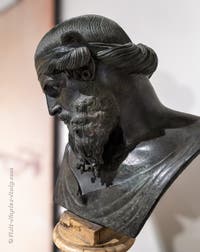 Dionysius-Plato, Villa dei Papiri, Herculaneum, Archaeological Museum of Naples, Italy