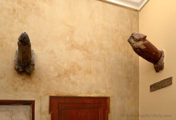 Erect penises, Pompeii, Erotic Cabinet, Archaeological Museum of Naples