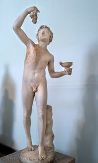 Dionysus Bacchus, Farnese Collection, Archaeological Museum of Naples, Italy