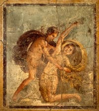 Apollo and Daphne, Casa Lucrezio Frontone, Pompeii, Archaeological Museum of Naples, Italy