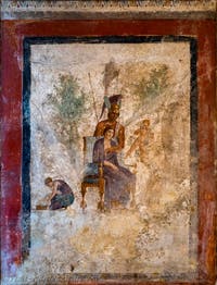 Fresco of Ares and Aphrodite, Pompeii, Casa dell'Amore Punito, Archaeological Museum of Naples