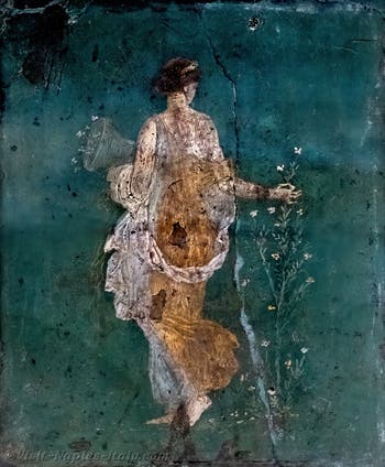 Flora fresco, Stabiae, Villa di Arianna, Archaeological Museum of Naples