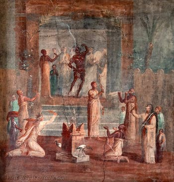 Fresco: The Mystery of the Sacred Dance, Herculaneum, Archaeological Museum of Naples
