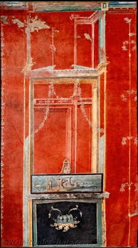 Mural: Egyptian Landscape, Pompeii, Temple of Isis, Portico, Archaeological Museum of Naples