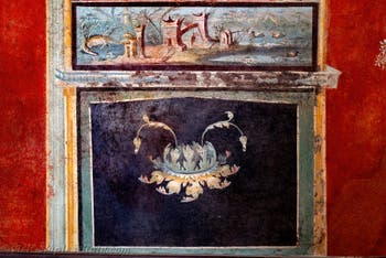 Mural: Egyptian Landscape, Pompeii, Temple of Isis, Portico, Archaeological Museum of Naples