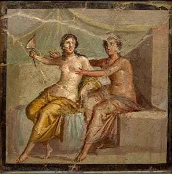 Aphrodite and Ares, House of the Meleager, Pompeii, Archaeological Museum of Naples, Italy