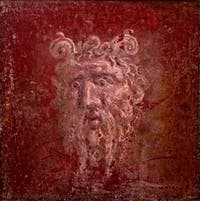 Zeus Amun fresco, Stabiae, Villa Arianna, Archaeological Museum of Naples