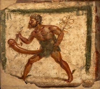 Mercury, shop sign, Pompeii, erotic studio, Archaeological Museum of Naples