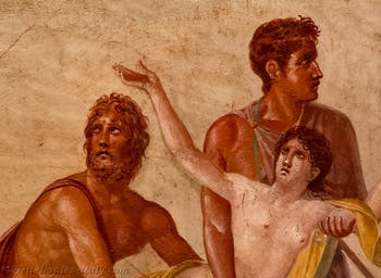 Fresco depicting The Sacrifice of Iphigenia, Pompeii, Casa del Poeta Tragico, Archaeological Museum of Naples