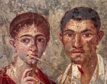 Fresco of Terentius Neo and his wife, Pompeii, House of Terentius Neo, Archaeological Museum of Naples