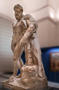 Hercules at Rest, Farnese Collection, Archaeological Museum of Naples, Italy