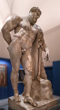 Hercules at Rest, Farnese Collection, Archaeological Museum of Naples, Italy