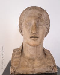 Head of the Young Hercules, Villa dei Papiri, Herculaneum, Archaeological Museum of Naples, Italy