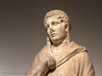 Bust of Hermes, Temple of Apollo, Pompeii, Archaeological Museum of Naples, Italy