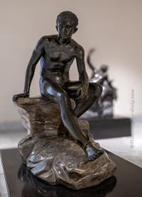Hermes at Rest, Villa dei Papiri, Herculaneum, Archaeological Museum of Naples, Italy