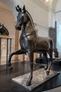 Horse from Nero’s quadriga, Herculaneum, Archaeological Museum of Naples, Italy