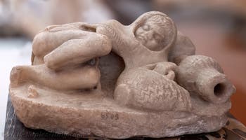 Sleeping Little Fisherman, Casa della Seconda Fontana Piccola, Pompeii, Archaeological Museum of Naples, Italy