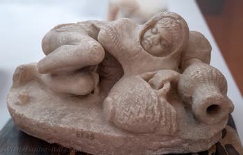 Sleeping Little Fisherman, Casa della Seconda Fontana Piccola, Pompeii, Archaeological Museum of Naples, Italy