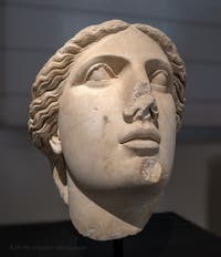 Head of Minerva, Cumae, Archaeological Museum of Naples, Italy
