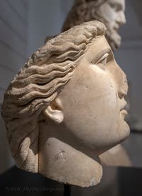 Head of Minerva, Cumae, Archaeological Museum of Naples, Italy