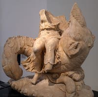 A Nereid on a seahorse, Formia, Archaeological Museum of Naples, Italy