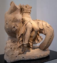 A Nereid on a seahorse, Formia, Archaeological Museum of Naples, Italy