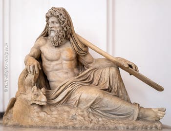 Ocean with a sea dragon, Farnese Collection, Archaeological Museum of Naples, Italy