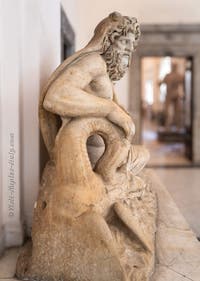 Ocean with a sea dragon, Farnese Collection, Archaeological Museum of Naples, Italy