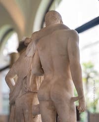 Orestes and Electra, Temple of Serapis, Pozzuoli, Archaeological Museum of Naples, Italy