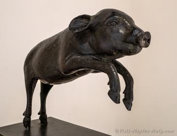 Piglet, Villa of the Papyri, rectangular peristyle, Herculaneum, Archaeological Museum of Naples, Italy