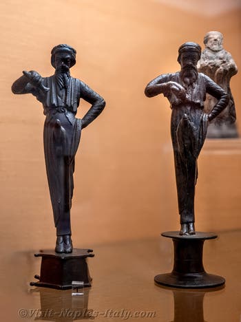Priapus pouring an aphrodisiac liquid over his sex, Herculaneum, Erotic Cabinet, Archaeological Museum of Naples