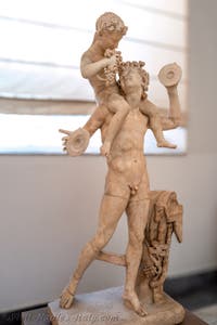 Satyr carrying the infant Dionysus on his shoulders, Farnese Collection, Archaeological Museum of Naples, Italy