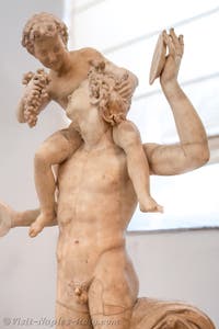 Satyr carrying the infant Dionysus on his shoulders, Farnese Collection, Archaeological Museum of Naples, Italy