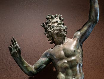 Dancing satyr, Casa del Fauno, Pompeii, Archaeological Museum of Naples, Italy
