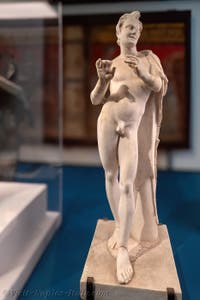 Satyr playing the flute, Praedia di Giulia Felice, Pompeii, Archaeological Museum of Naples, Italy