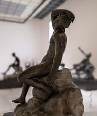 Sleeping satyr, Villa dei Papiri, Herculaneum, Archaeological Museum of Naples, Italy