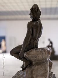 Sleeping satyr, Villa dei Papiri, Herculaneum, Archaeological Museum of Naples, Italy