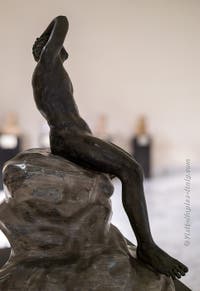 Sleeping satyr, Villa dei Papiri, Herculaneum, Archaeological Museum of Naples, Italy