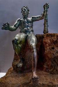 Hercules Epitrapezios at the banquet, Pompeii, Archaeological Museum of Naples, Italy