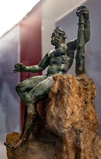 Hercules Epitrapezios at the banquet, Pompeii, Archaeological Museum of Naples, Italy