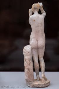Venus Anadyomene wringing out her hair, House of Oppius Gratus and Quartilla, Pompeii, Archaeological Museum of Naples, Italy