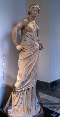 Venus, the goddess of protection, Temple of Aesculapius, Pompeii, Archaeological Museum of Naples, Italy