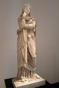 Woman known as Pudicitia, Temple of Fortuna Augustus, Pompeii, Archaeological Museum of Naples, Italy