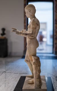 Young boy, Villa dei Papiri, Herculaneum, Archaeological Museum of Naples, Italy