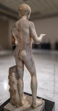 Young boy, Villa dei Papiri, Herculaneum, Archaeological Museum of Naples, Italy